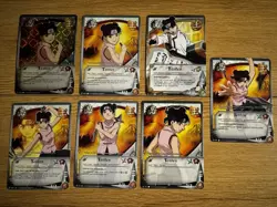 Naruto CCG Tenten 7 Card Lot Diamond Foil 1st Edition - Image 1