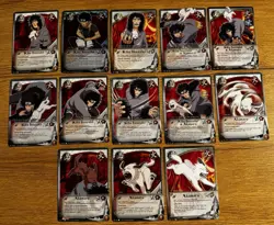 Naruto CCG Kiba Inuzuka & Akamaru 13 Card Lot Diamond Foil 1st Edition - Image 1