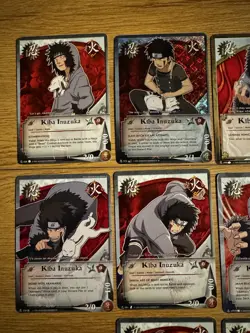Naruto CCG Kiba Inuzuka & Akamaru 13 Card Lot Diamond Foil 1st Edition - Image 2