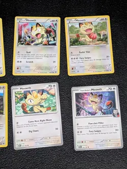 13 x Meowth Card Lot x Pokemon TCG NO DUPES - Image 3