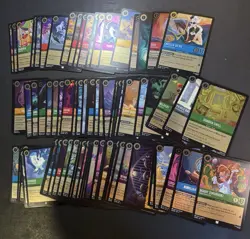 Disney Lorcana Fabled Lot Cold Foil Uncommon+Rare+Super Rare Set Of 265 Cards - Image 3