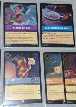 Disney Lorcana Shimmering Skies Cold Foil Lot 27 Cards Super Rare Uncommon - Image 5