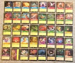 2023-24 DISNEY LORCANA 40-CARD COLD FOIL LOT No Doubles - All Mint! - Image 1