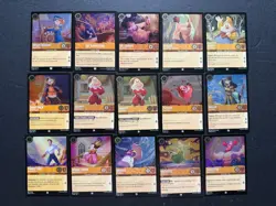 Disney Lorcana AMBER Bulk Lot (45 Cards - Cold Foil Holos - Sets 1-7) - Image 2