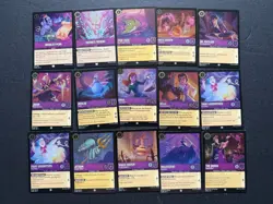 Disney Lorcana AMETHYST Bulk Lot (50 Cards - Cold Foil Holos - Sets 1-7) - Image 2