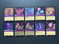 Disney Lorcana AMETHYST Bulk Lot (50 Cards - Cold Foil Holos - Sets 1-7) - Image 3
