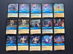 Disney Lorcana SAPPHIRE Bulk Lot (60 Cards - Cold Foil Holos - Sets 1-7) - Image 1