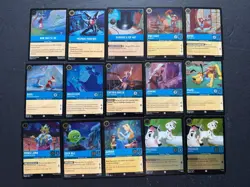 Disney Lorcana SAPPHIRE Bulk Lot (60 Cards - Cold Foil Holos - Sets 1-7) - Image 3