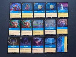 Disney Lorcana SAPPHIRE Bulk Lot (60 Cards - Cold Foil Holos - Sets 1-7) - Image 4