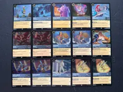 Disney Lorcana STEEL Bulk Lot (65 Cards - Cold Foil Holos - Sets 1-7) - Image 3