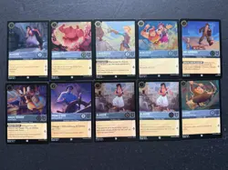 Disney Lorcana STEEL Bulk Lot (65 Cards - Cold Foil Holos - Sets 1-7) - Image 4