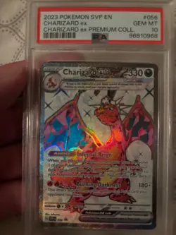 Pokemon TCG Charizard EX Scarlet & Violet Promo SVP 056 Full Art PSA 10! - Image 1