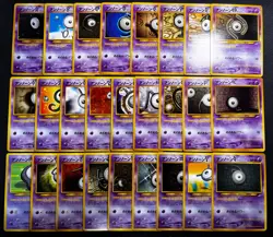 [Unown] Complete Set Holo Neo Destiny Corocoro Promo LP〜MP Pokemon Japan - Image 1