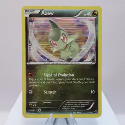 Pokemon TCG - Axew 12/20 Dragon Vault Promo - LP - Image 2
