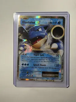 Pokemon TCG Blastoise EX Holo, 21/108, 2016, Water Type, Lightly Played - Image 1