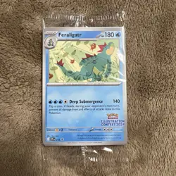 2024 Pokemon Illustration Contest SEALED! Feraligatr, Pikachu & Toxtricity EX - Image 1