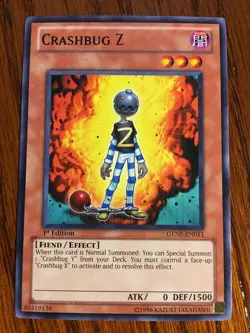 Crashbug Z GENF-EN011 YuGiOh! Generation Force 1st Edition Mint / Near Mint - Image 1