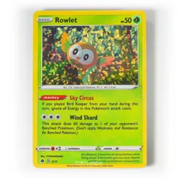 Pokemon - Rowlet Holo - 2/15 - McDonalds 2022 - Promo Card - Image 1