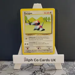 Porygon 39/102 Base Set Pokemon Card WOTC - Image 1