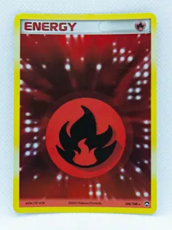 FIRE ENERGY 104/108 (NM) Holo Rare Ex Power Keepers 2007 - Pokemon Card - Image 1