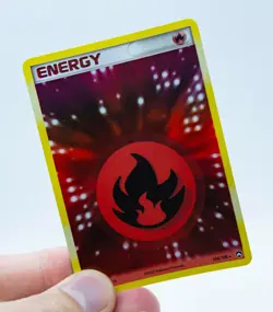 FIRE ENERGY 104/108 (NM) Holo Rare Ex Power Keepers 2007 - Pokemon Card - Image 2