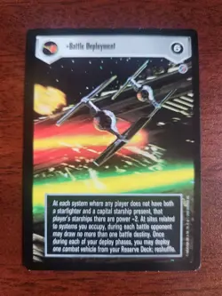 Star Wars CCG SWCCG Battle Deployment Death Star II 2 DS2 Card Rare Set - Image 1