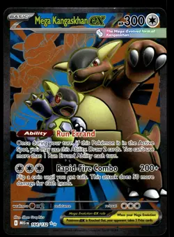 Pokemon TCG Mega Kangaskhan EX Mega Evolution Ultra Rare Full Art Card 164/132 - Image 1