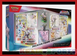 Pokemon TCG PRISMATIC Evolutions PREMIUM FIGURE COLLECTION Pokemon cards Presale - Image 1