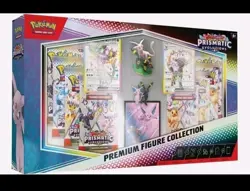 Pokemon TCG PRISMATIC Evolutions PREMIUM FIGURE COLLECTION Pokemon cards Presale - Image 3