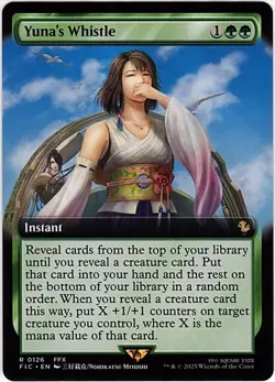 MTG Final Fantasy Yuna's Whistle Extended Art Commander NM (Rare) - Image 1