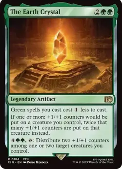 MTG The Earth Crystal Final Fantasy Regular #184 - Image 1