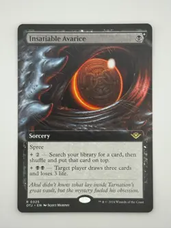 Insatiable Avarice Extended | Non-Foil | Outlaws of Thunder Junction | Near Mint - Image 1