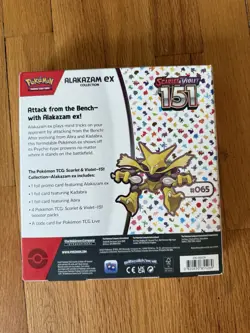 Pokemon TCG: Scarlet & Violet 151 Alakazam EX Collection Box - NEW - SEALED - Image 2