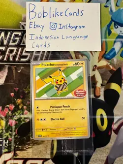 Pokemon TCG Indonesia Pikachu Berkemeja Batik Promo Indonesia Journey sealed - Image 1