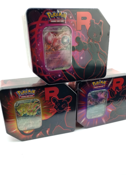 Pokemon Destined Rivals Team Rocket Tin Set of 3 Tins Brand New Sealed 🔥🔥🔥 - Image 2