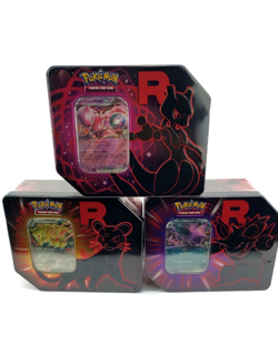 Pokemon Destined Rivals Team Rocket Tin Set of 3 Tins Brand New Sealed 🔥🔥🔥 - Image 4