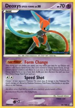 Deoxys Speed Forme - 26/146 - Rare HP, English Pokemon Legends Awakened - Image 1