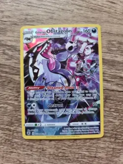 Pokemon TCG Galarian Obstagoon Sword & Shield-Astral Radiance TG10/TG30 Holo... - Image 1