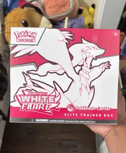 Pokemon Center Exclusive White Flare ETB Pokemon TCG - SEALED - Image 1