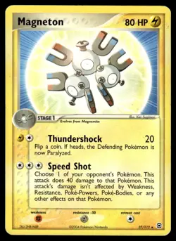 Pokemon TCG FireRed & LeafGreen #27/112 Magneton MP - Image 1