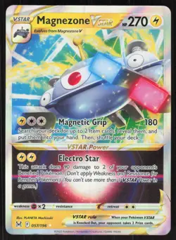 Pokemon TCG SWSH11: Lost Origin #057/196 Magnezone VSTAR NM - Image 1