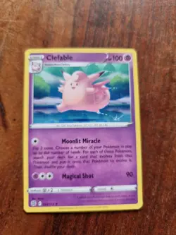 Pokemon Clefable 054/172 Brilliant Stars Regular Rare - Image 1