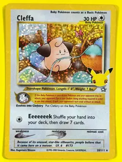 2021 Pokemon TCG Celebrations - Classic Collections - 20/111 Cleffa Holo Rare - Image 1