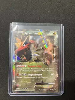 2015 POKEMON XY BLACK STAR PROMOS XY70 TYRANTRUM EX - Image 1