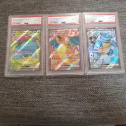 PSA10 Consecutive Pokemon Card Venusaur Charizard Blastoise ex SR - Image 1