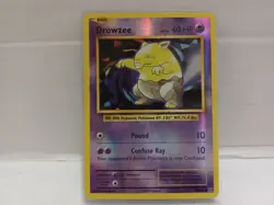 2016 Pokemon XY Evolutions Drowzee 49/108 Reverse Holo Common Mint Trading Card - Image 1
