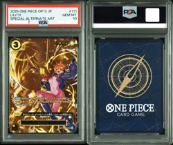 PSA10 Lilith #111 One Piece Card Special Alt Art OP13 2025 Gem Mint - Image 1