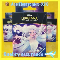 Disney Lorcana TCG Chinese Elsa Spirit of Winter Standard Card Sleeves 65-Count - Image 1
