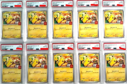 PSA 10 PIKACHU PROMO 020 McDONALD'S 2025 Pokemon card Japan 10 Sequential set - Image 1