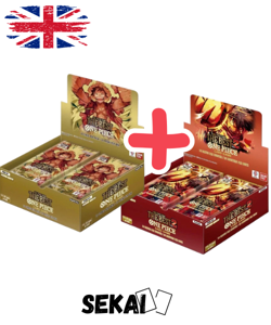 ONE PIECE CARD GAME BUNDLE PRB01 + PRB02 THE BEST VOL 1-2 BOOSTER BOX ENGLISH - Image 1